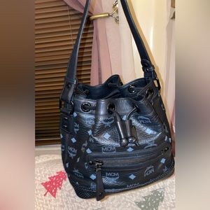 MCM mini bucket bag